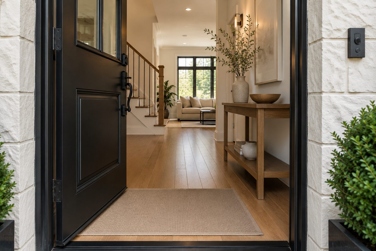 Beautiful hardwood flooring in a Toronto home