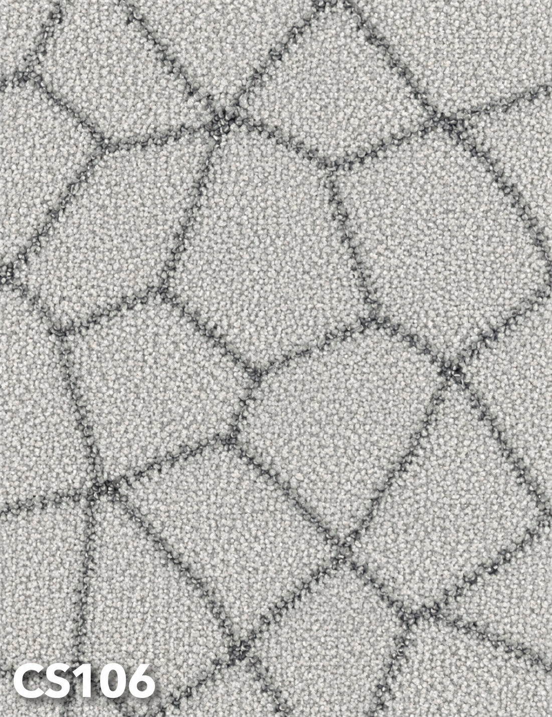 Carpet sample CS106 — Grey & Silver