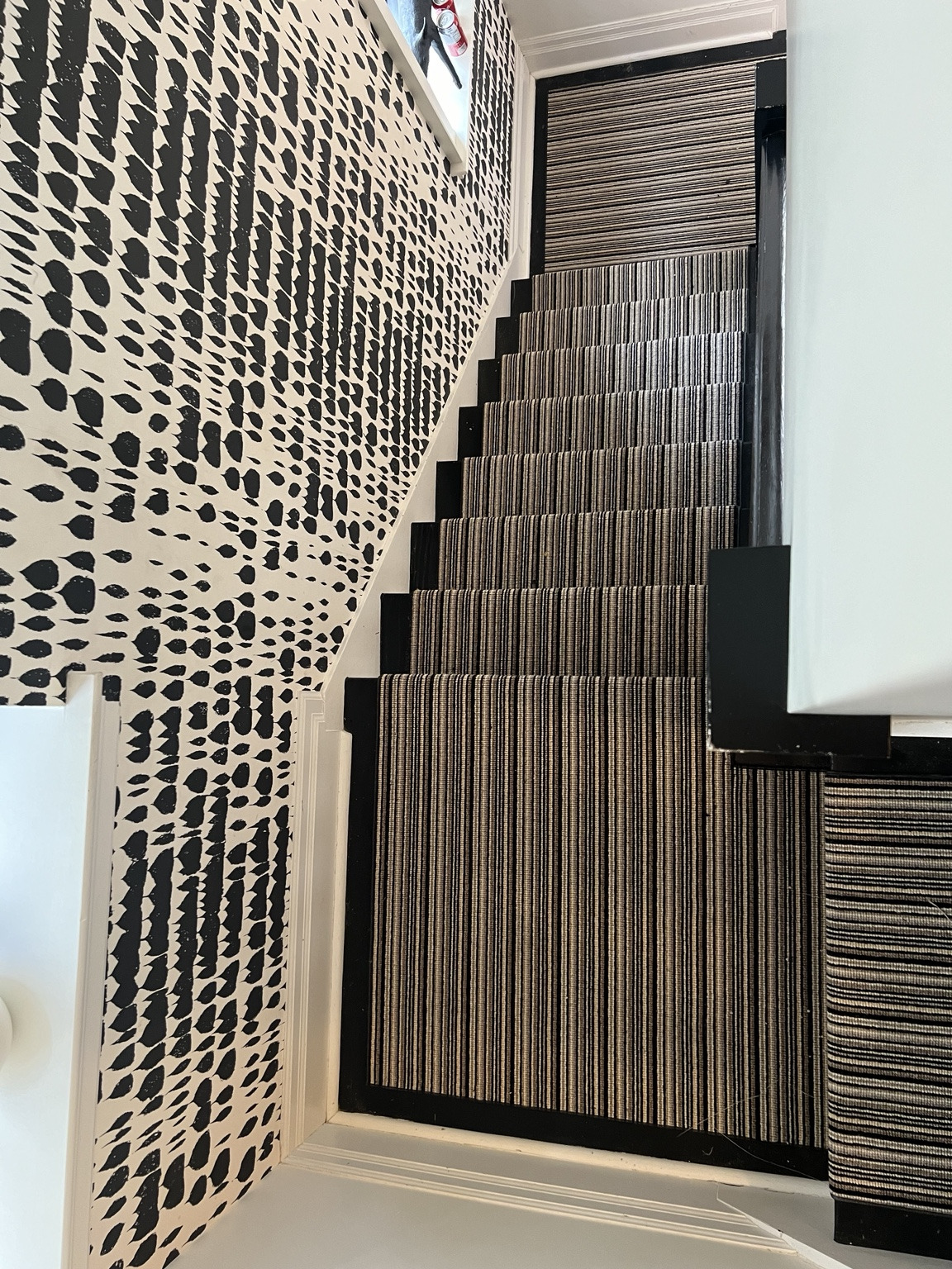 Cut Pile Carpet Stairs — Leslieville
